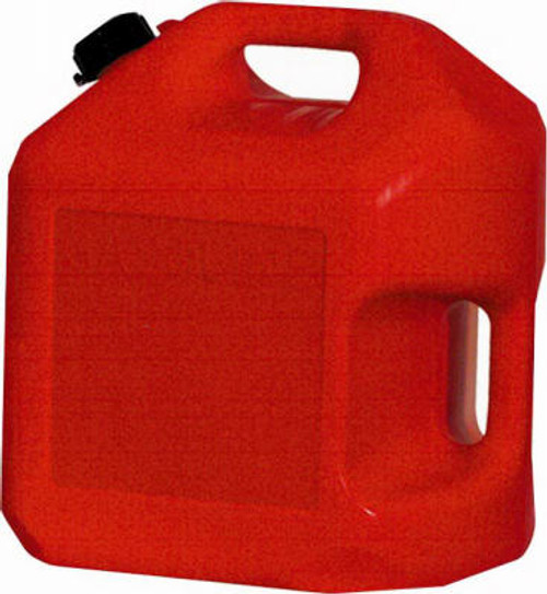MIDWEST CAN 6119 GAS CAN, SELF-VENTING, RED PLASTIC, 5-GA