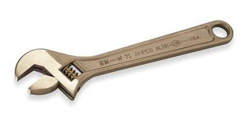 AMPCO SAFETY TOOLS W-73 1-1/2" JAW CAPACITY, 12" NONSPARKING ADJ