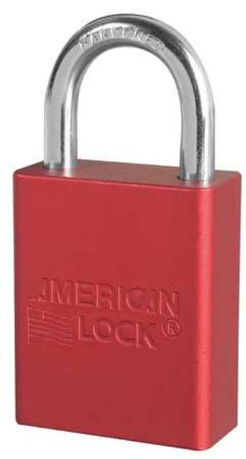 AMERICAN LOCK A1105KAS3RED D5334 LOCKOUT PADLOCK KA RED 1/4 IN. PK3