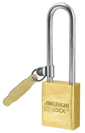 AMERICAN LOCK A42KATAG PADLOCK KA 3 IN H 5 PIN BRASS