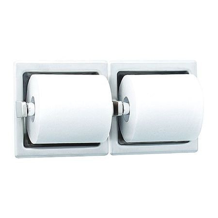 BRADLEY FIXTURES CORP. 5124-550000 TOILET TISSUE DISP, REC, DUAL