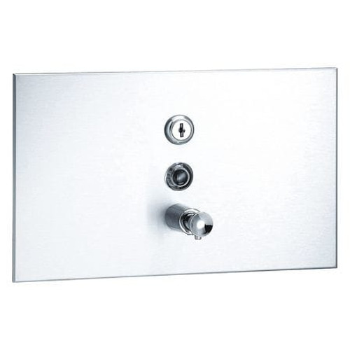 BRADLEY FIXTURES CORP. 6437-000000 SOAP DISPENSER 32 OZ, RECESSED