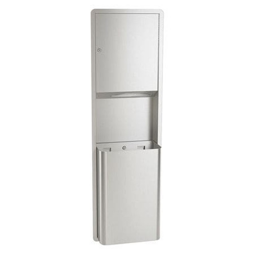 BRADLEY FIXTURES CORP. 234-000000 TOWEL/WASTE, 12 GAL, RECESSED