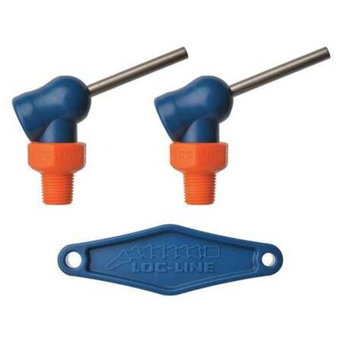 LOC-LINE 72043 1/8" HOSE INSIDE DIAM X 1/16" NOZZLE DIA