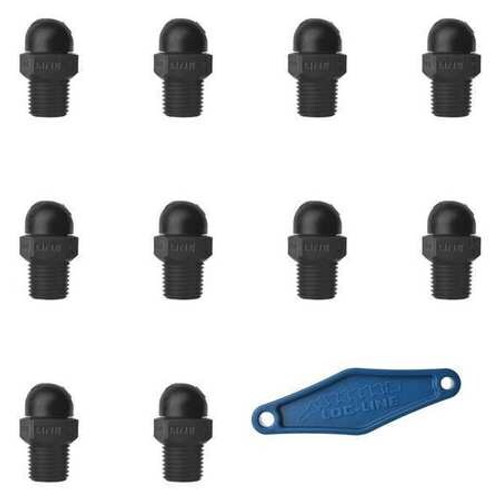 LOC-LINE 79060-BLK 1/4" HOSE INSIDE DIAM X 1/16" NOZZLE DIA LOC-LINE 79060-BLK 1/4" HOSE INSIDE DIAM X 1/16" NOZZLE DIA