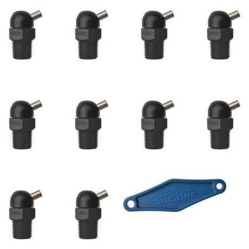 LOC-LINE 79073-BLK 1/4" HOSE INSIDE DIAM X 5/32" NOZZLE DIA