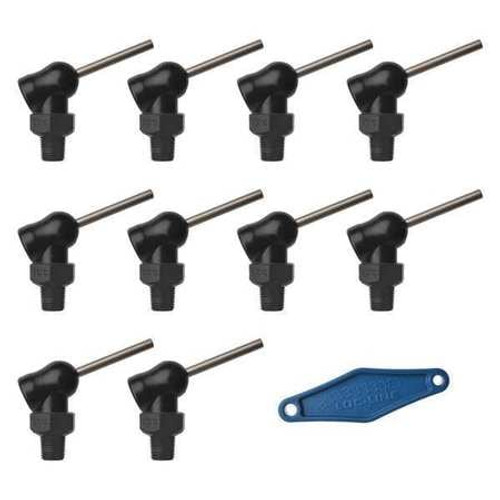 LOC-LINE 79043-BLK 1/8" HOSE INSIDE DIAM X 1/16" NOZZLE DIA