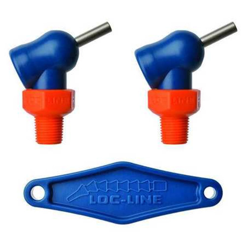 LOC-LINE 72042 1/8" HOSE INSIDE DIAM X 1/16" NOZZLE DIA