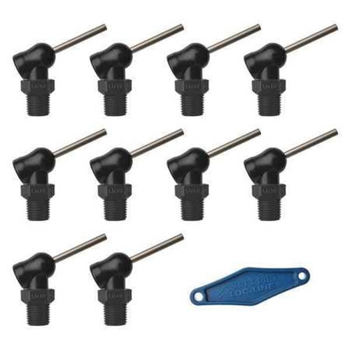 LOC-LINE 79091-BLK 1/4" HOSE INSIDE DIAM, HIGH-PRESSURE COO