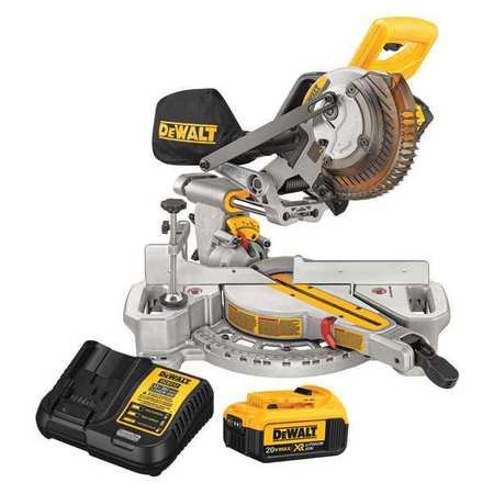 DEWALT TOOLS DCS361M1 20V MAX MITER SAW W/BATT & CHARGER