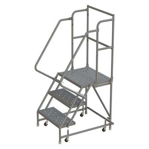 TRI-ARC KDSR103166 ROLLING LADDER 3 STEP STEEL PERFORATED