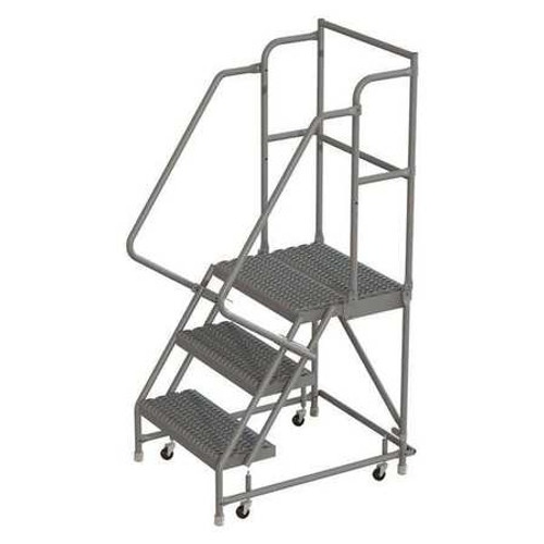 TRI-ARC KDSR103162 ROLLING LADDER 3 STEP STEEL SERRATED