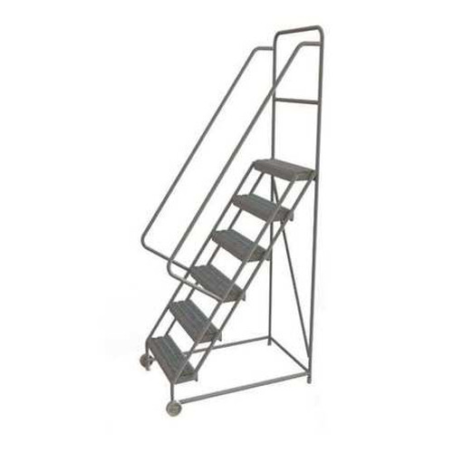 TRI-ARC KDTF106242 TILT AND ROLL LADDER 6 STEP SERRATED