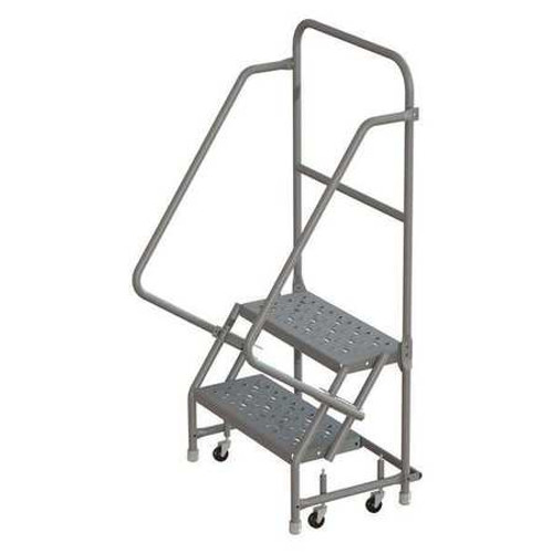 TRI-ARC KDSR102246 ROLLING LADDER 2 STEP STEEL PERFORATED