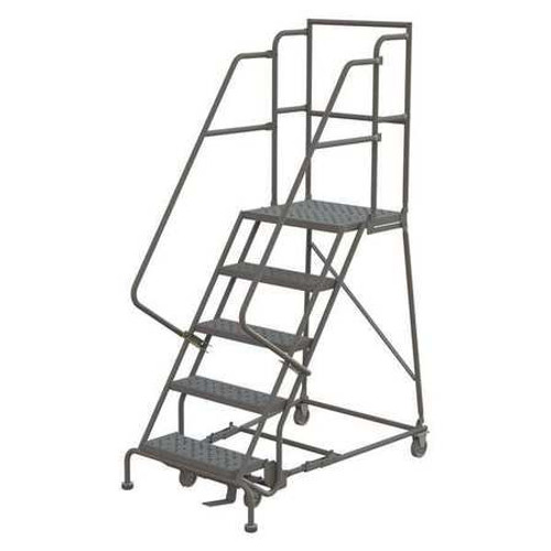 TRI-ARC KDSR105246-D3 ROLLING LADDER 5 STEP STEEL PERFORATED