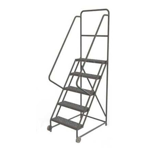 TRI-ARC KDTF105246 TILT AND ROLL LADDER 5 STEP PERFORATED