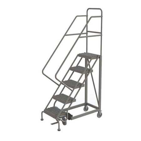 TRI-ARC KDEC105162 ROLLING LADDER 5 STEP STEEL SERRATED