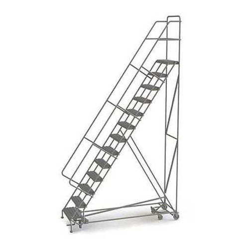 TRI-ARC KDED113242 ROLLING LADDER 13 STEP STEEL SERRATED