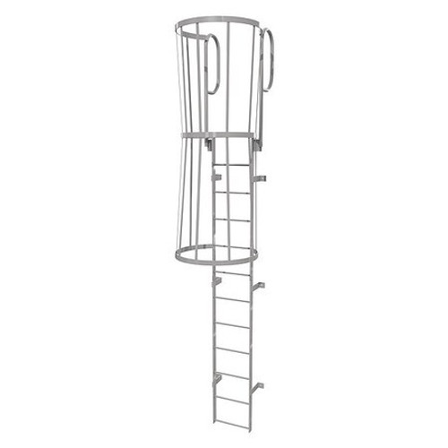 TRI-ARC WLFC1212 FIXED LADDER W/ SAFETY CAGE STEEL 11 FT. TRI-ARC WLFC1212 FIXED LADDER W/ SAFETY CAGE STEEL 11 FT.