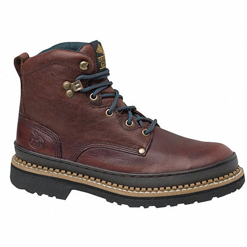 GEORGIA BOOT G6374 008M WORK BOOTS,STL,MN,8M,BROWN,1PR 12028