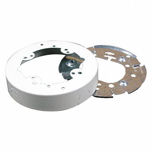 WIREMOLD LEGRAND V5737 OPEN BASE EXTENSN BOX FITTING IVRY STEEL