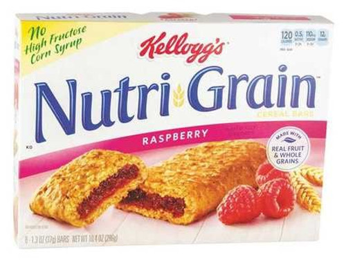 NUTRIGRAIN 35845 CEREAL BARS RASPBERRY 1.3 OZ. PK16