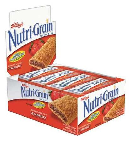 NUTRIGRAIN 35945 CEREAL BARS STRAWBERRY 1.3 OZ. PK16