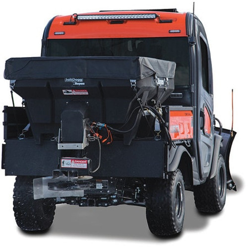 SALTDOGG SHPE0750 0.75 CUBIC YARD ELECTRIC BLACK POLY HOPP