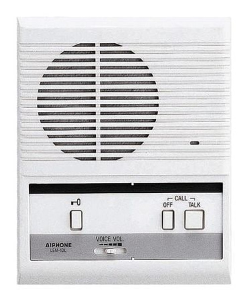 AIPHONE LEM-1DL 1-CALL SURFACE MOUNT MASTER WITH DOOR RE