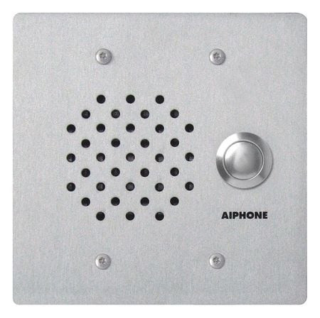 AIPHONE LE-SS/A FLUSH MOUNT 2-GANG SUB STATION, STAINLES