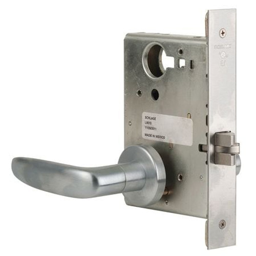 SCHLAGE L9010 07A 626 GRADE 1 PASSAGE LATCH MORTISE LOCK, 07 L