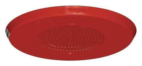 WHEELOCK CN121081 SPEAKER STROBE 25/70 VRMS RED 7-17/64INH