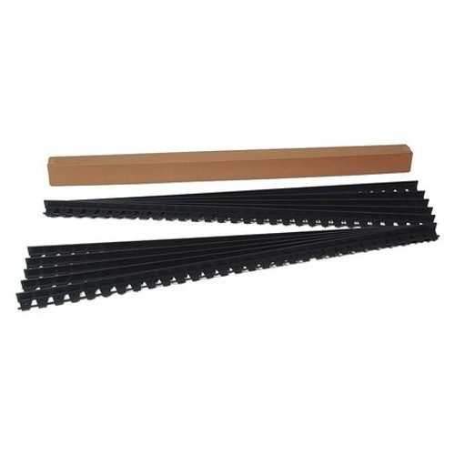 EDGEPRO 1262-60C PAVER EDGING 60 FT. BLACK PLASTIC