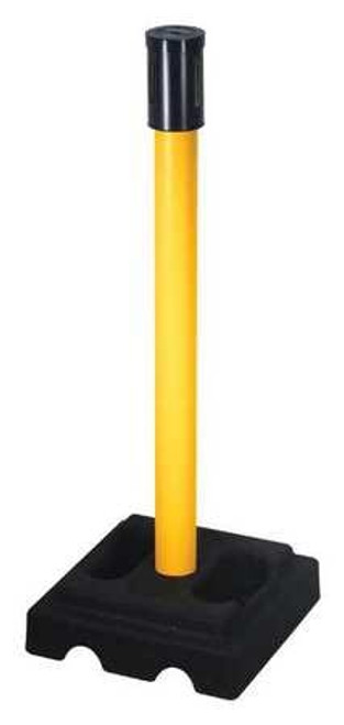 RETRACTA-BELT 322PYW-RCV OUTDOOR PVC POST RECEIVER/NO BELT