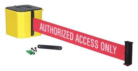 RETRACTA-BELT WM412YW25-AAO-RE RETRACTABLE BELT BARRIER YELLOW 25 FT.
