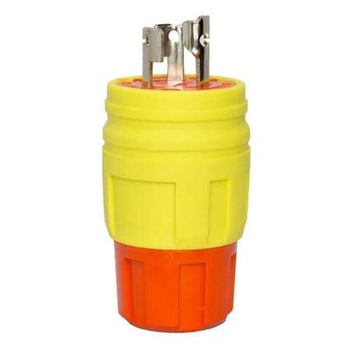 ERICSON 1520-PW6P-AM WT LCKPLG,;15 A;YELLOW,ELASTMR,3BLDS