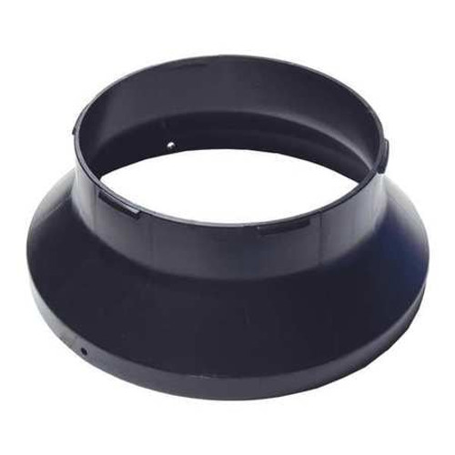 AMERIC RING-VAF1500 DUCT RING 10 IN TO 8 IN. ABS BLACK