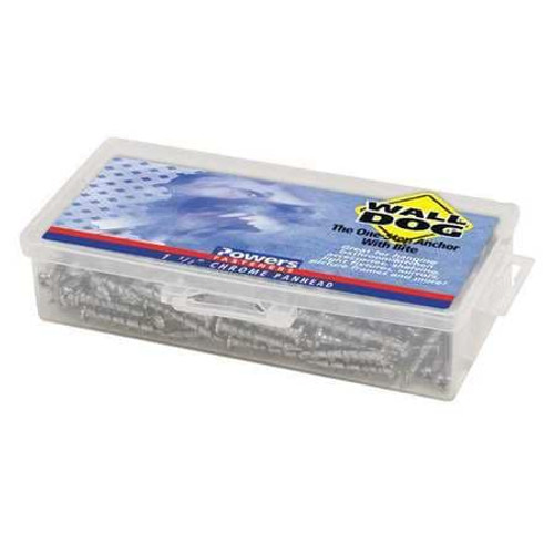 POWERS FASTENERS 02332-PWR SCREW ANCHOR CARBON STEEL 1/4 IN. PK100