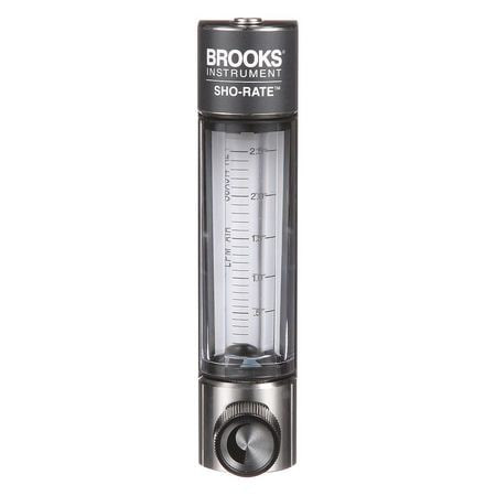 BROOKS 1250AD6051AHSVV FLOWMETER AIR 15 TO 150 LPH GLASS