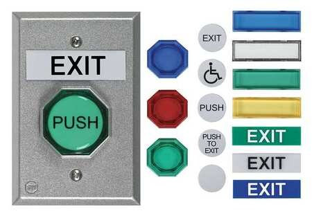 SAFETY TECHNOLOGY INTERNATIONAL UB-1PN UNIVERSAL BUTTON PNEUMATIC 1-5/8 IN.