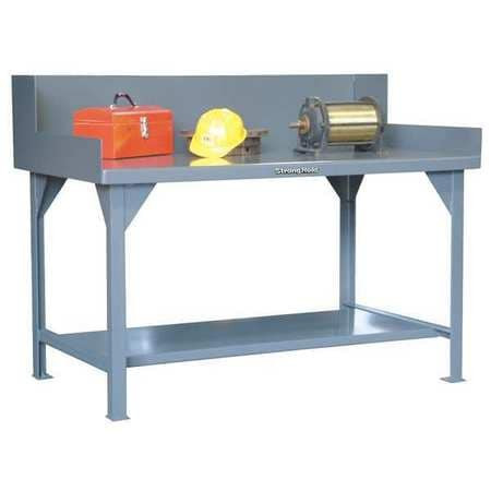 STRONG HOLD T12030SG SHOP TABLE INCLUDSSIDES 120 IN W