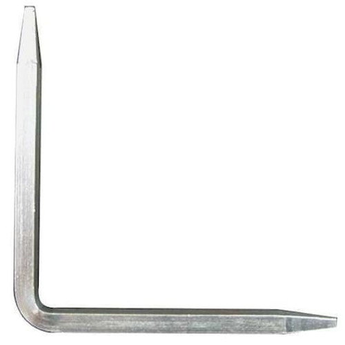 KISSLER & CO 08-0401 WRENCH ANGLE SEATS 6IN. L BLACK STEEL