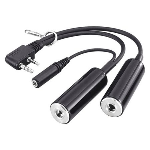 ICOM PA OPC499 HEADSET ADAPTER CBLE FOR AVIATION RADIOS