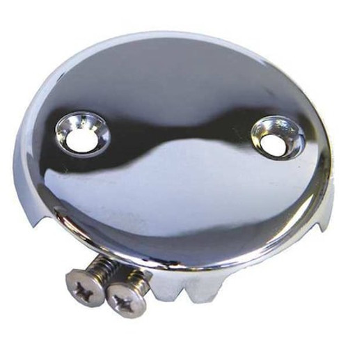 KISSLER & CO 42-7132 FACEPLATE,BATH/SHOWER,CHROME,3-1/4IN.