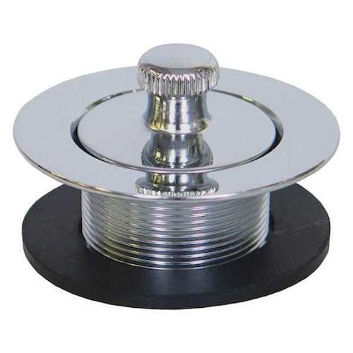 KISSLER & CO 58-7160 DRAIN STOPPER,DIA. 1-5/8",BRASS,CHROME