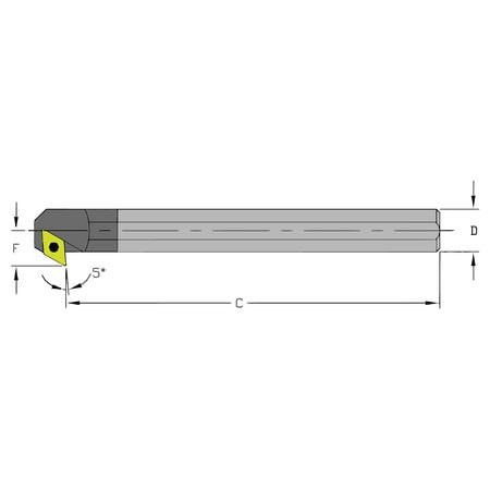 ULTRA-DEX USA E12S SDXCR3 BORING BAR E12S SDXCR3