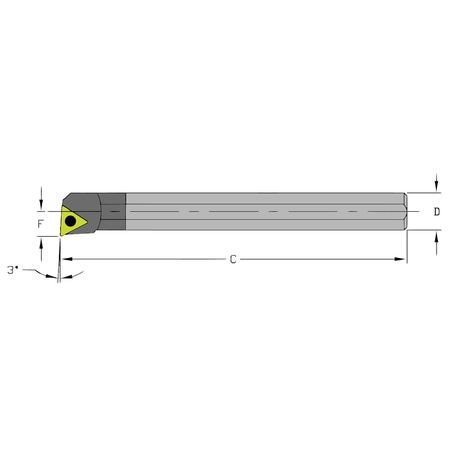 ULTRA-DEX USA E05K STUCL1.2 BORING BAR E05K STUCL1.2