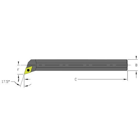 ULTRA-DEX USA S10Q SDQCR2 BORING BAR S10Q SDQCR2