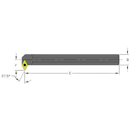 ULTRA-DEX USA S12Q SDNCR3 BORING BAR S12Q SDNCR3
