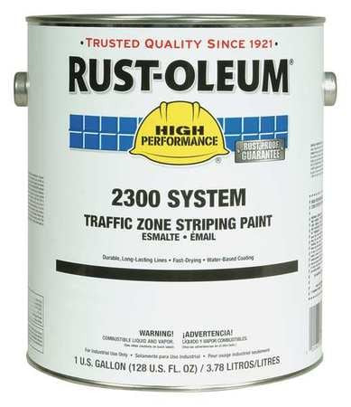 RUST-OLEUM 283906 STRIPING PAINT, TRAFFIC MARKING, 1 GAL, 